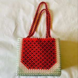 Cynthia Rowley Beaded Watermelon Bag